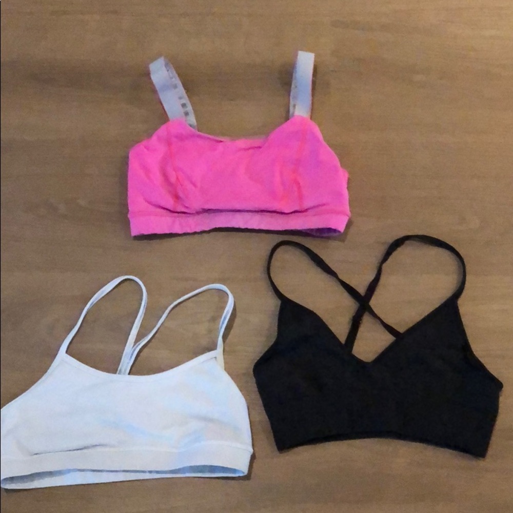 Set of 3 sports bras
